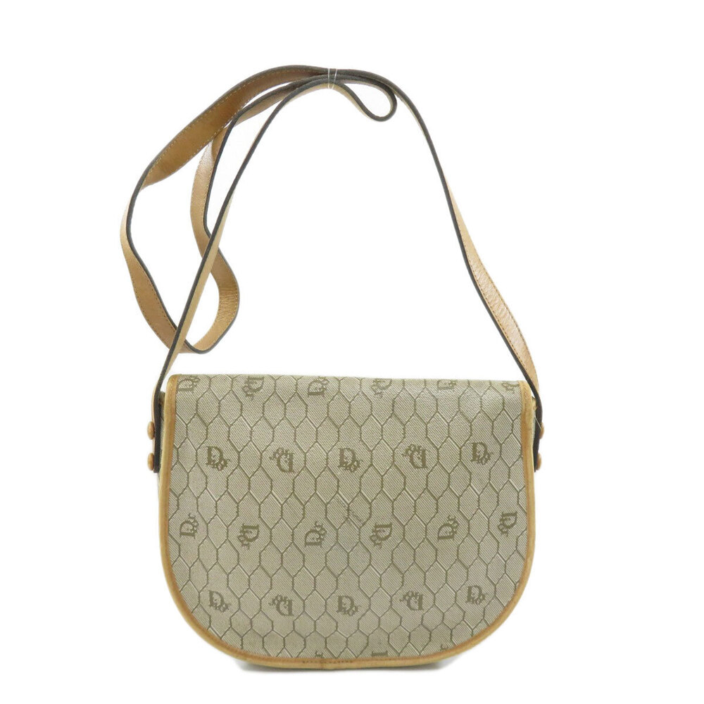 Dior bag brown Christian honeycomb crossbody Beige Brown Tan